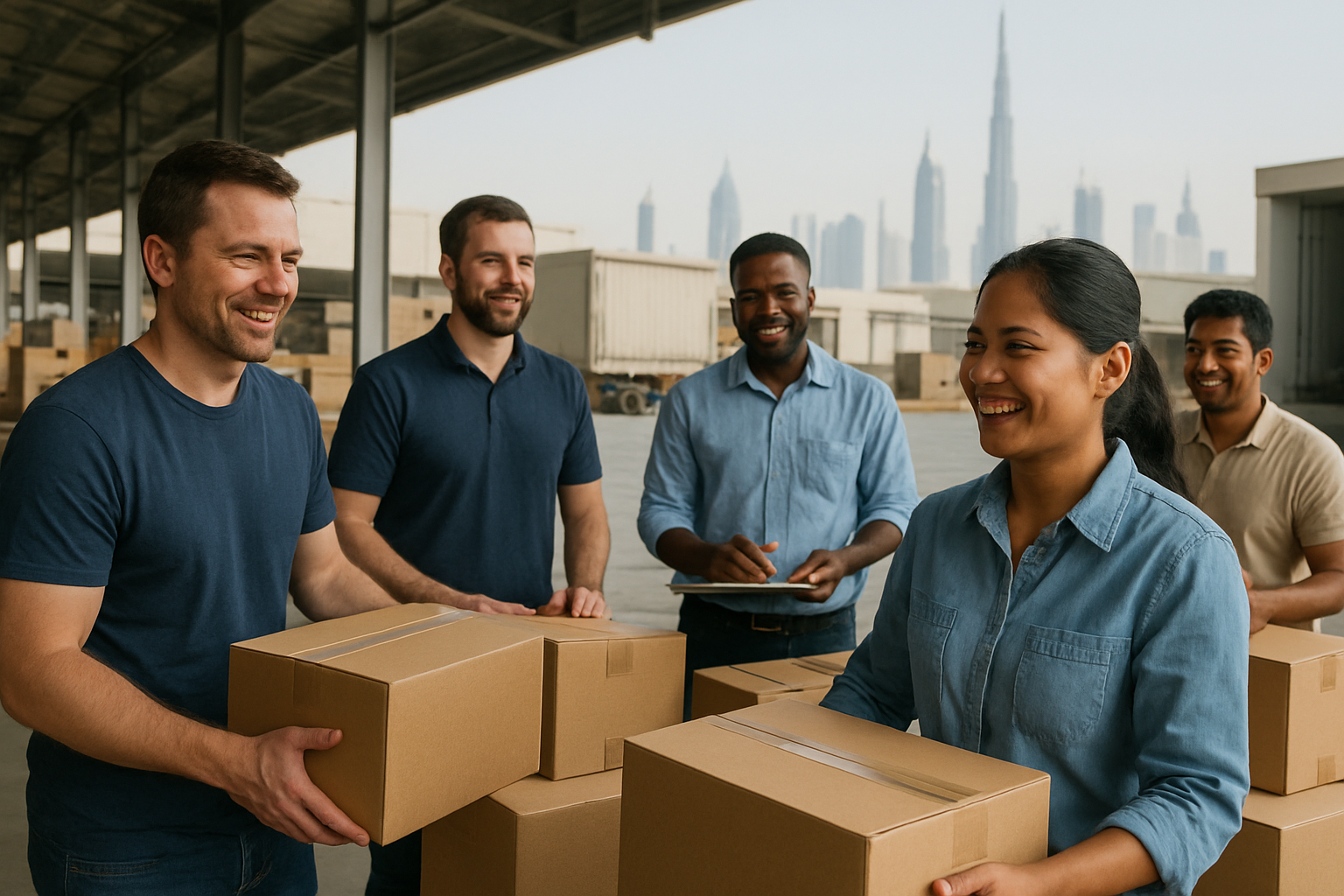 Distribution Center Support job in Dubai, UAE (illustration)