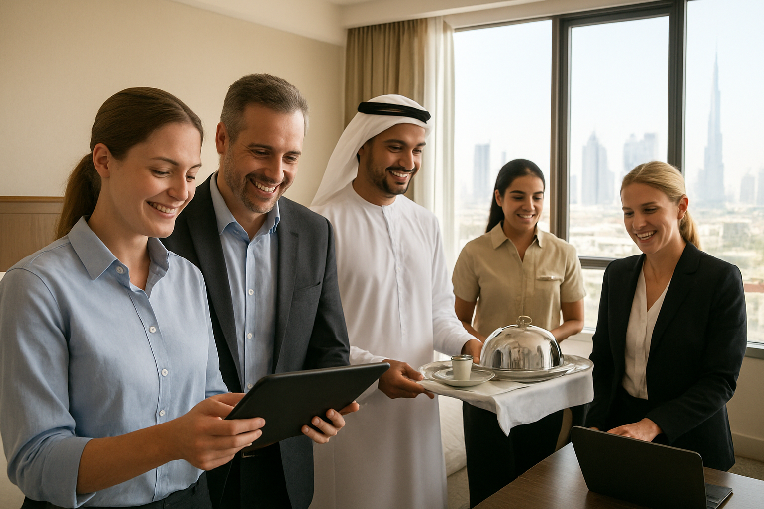 In Room Dining Supervisor job in Dubai, UAE (illustration)